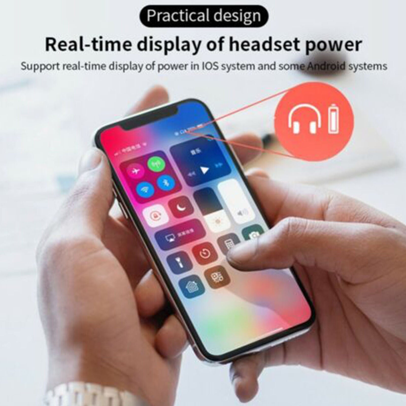 Mini Wireless Bluetooth Bone Conduction Headset Stereo Headphone Earphone Sport