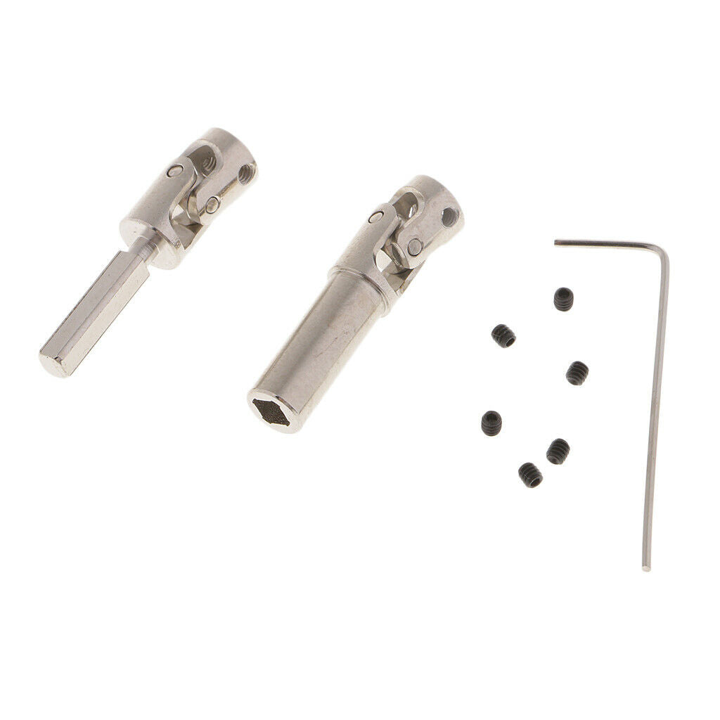 3x3mm Steel Crawler Drive Shaft CVD for 1/10 RC Car SCX10 CC01 / D90 Car Truck