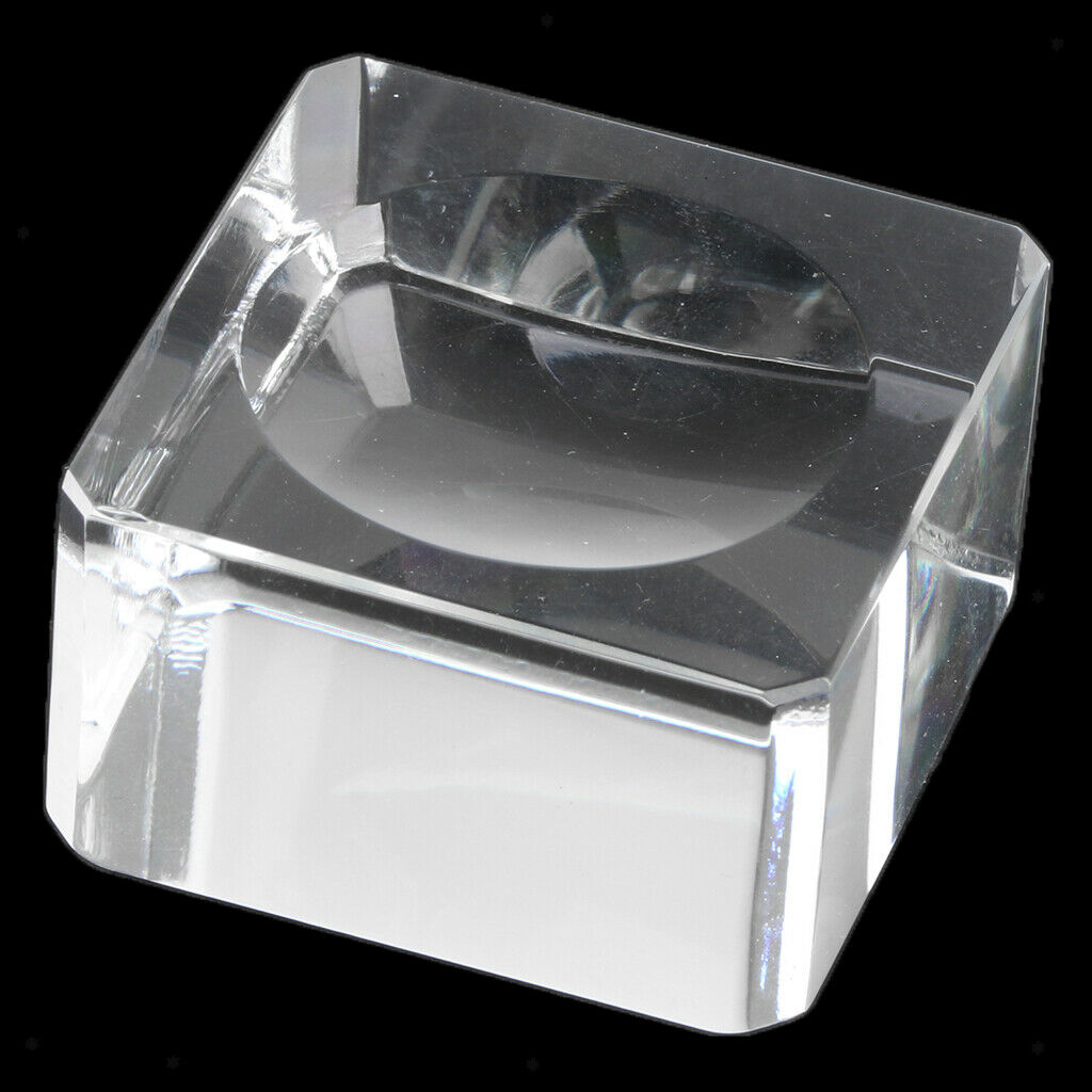 Clear Square Crystal Display For 70-80mm + 40-60mm