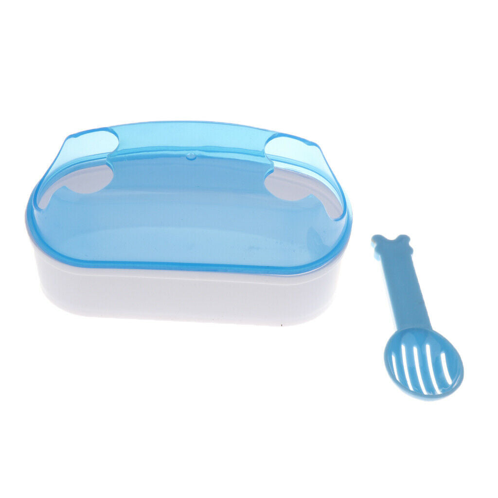 Plastic Detachable Pet Gerbil Hamster House Cage Bathroom Playing Habitat L