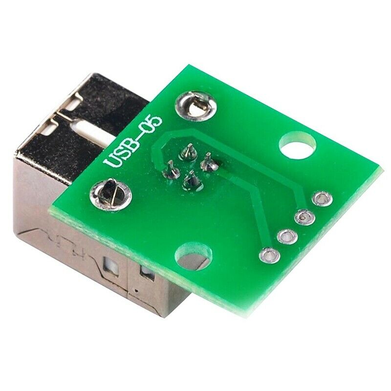 2 X Usb Type B Female Socket Breakout Board 2.54Mm Pitch Adapter Connector C9SS4