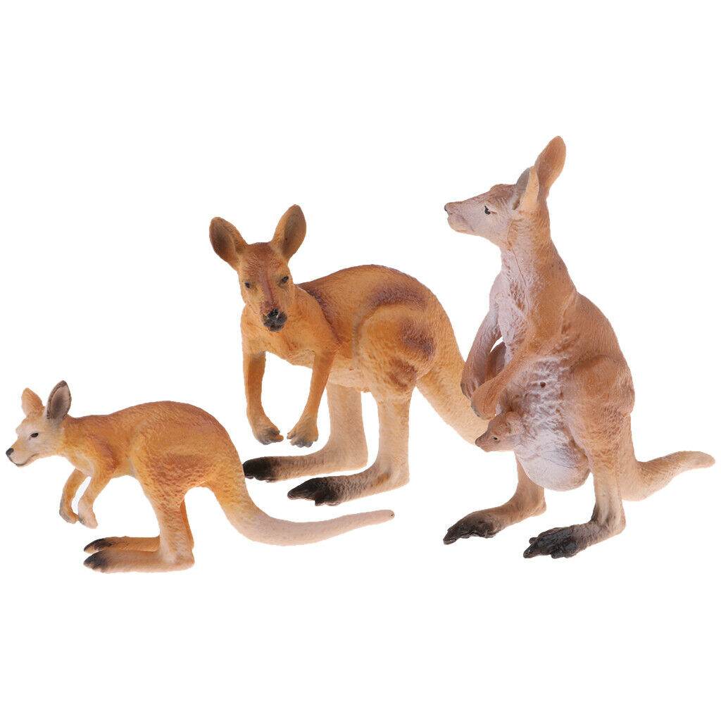 3 Pieces Wild Animals Figures -