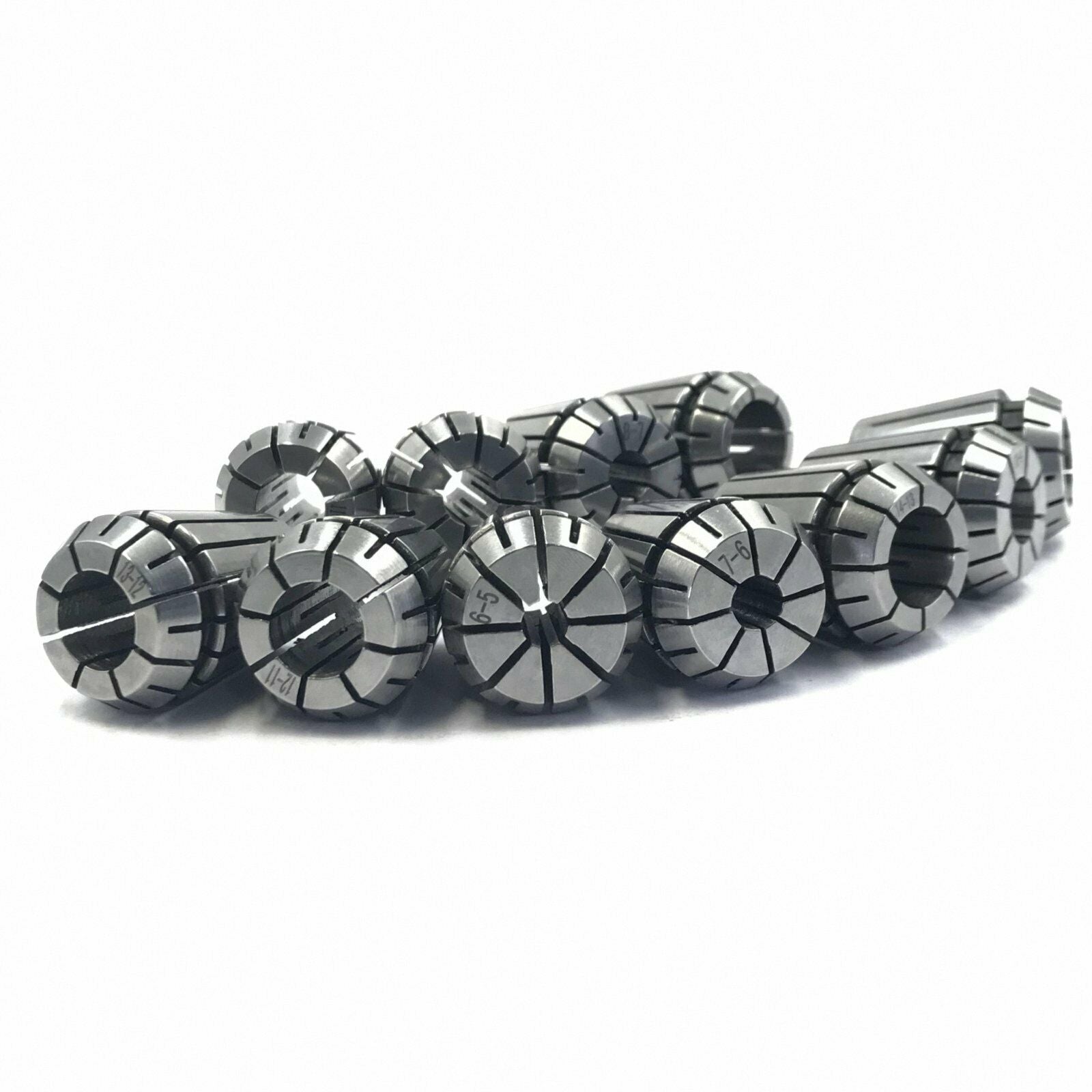 11pcs ER11 Precision Spring Collet Set 2 2.5 3 3.5 4 4.5 5 5.5 6 6.5 7mm [M1]