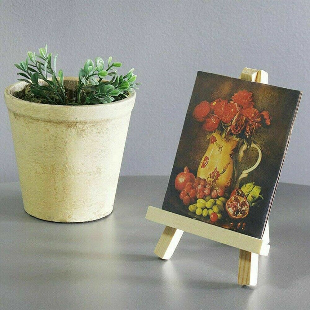 10pcs/set Mini Wooden Easel Wood Artist Easels Display Stand Art Painting Canvas