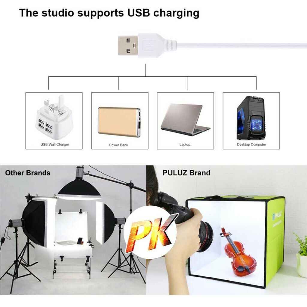 PortableStudio Shooting Tent, Foldable Photo Studio Box With
