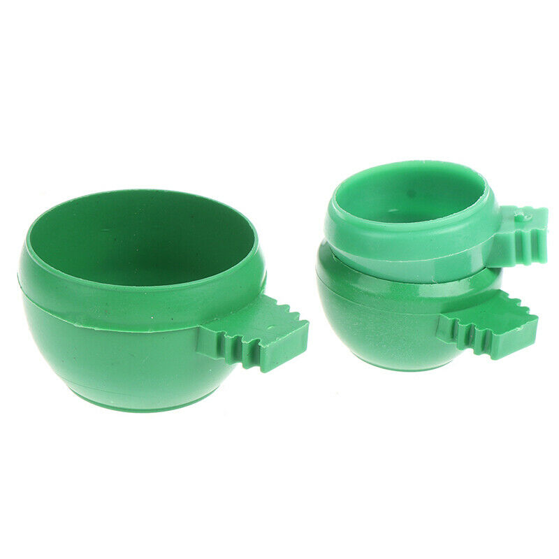 3Pcs/set Mini Bird Parrot Food Water Bowl Feeder Plastic Pigeons Birds Ca.l8