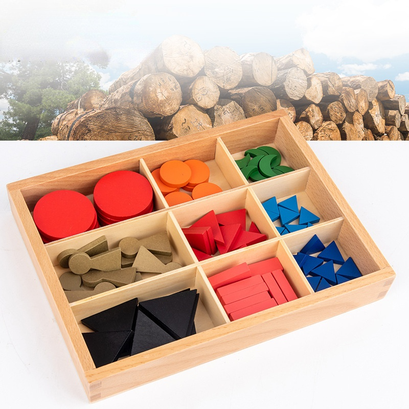 Montessori Basic Wooden Wooden Grammar Symbols Box Early Learning Teaching Toys