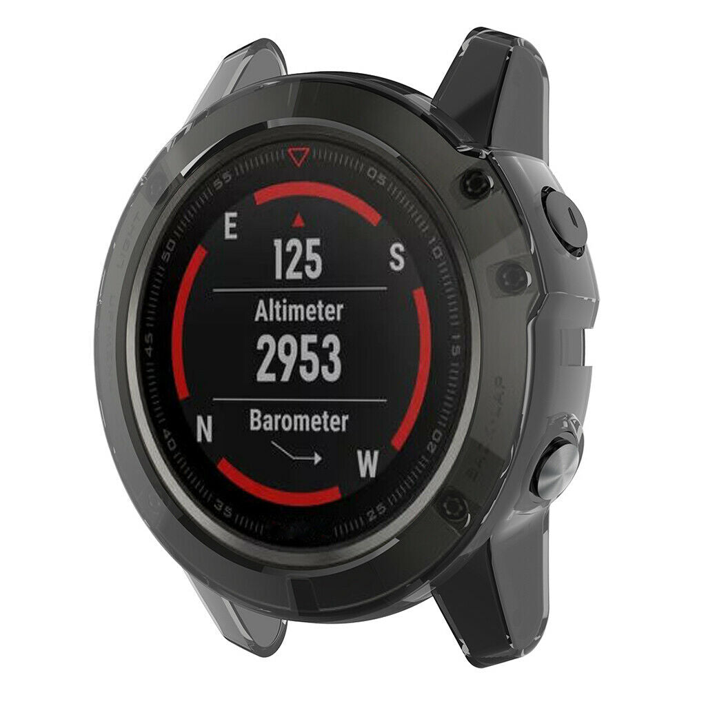 2x Smart Watch Silica Gel Protective Case Anti Fall For garmin fenix 5X