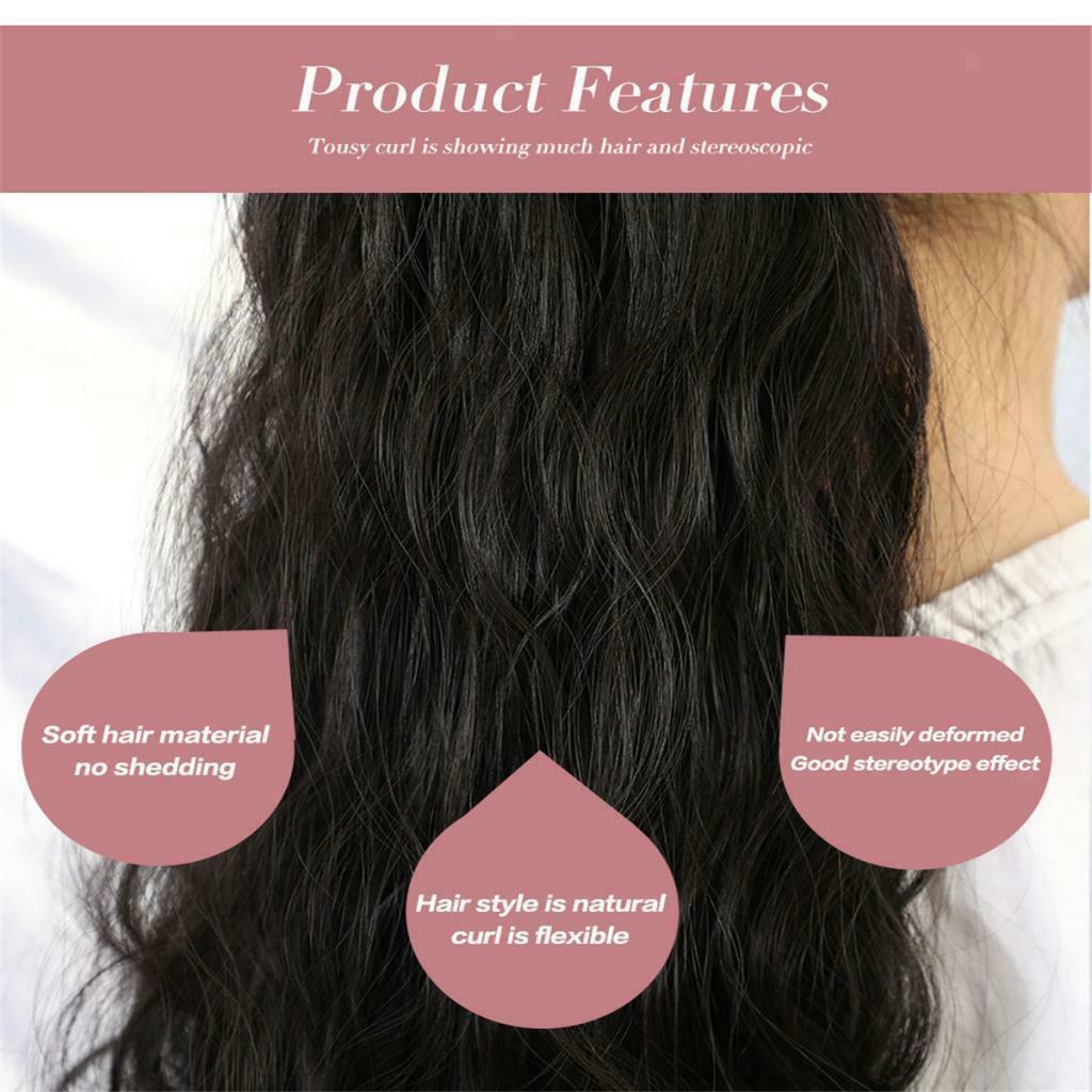 Charming 24'' Women Wavy Curly Ponytail Extension Synthetic Party Hairpiece