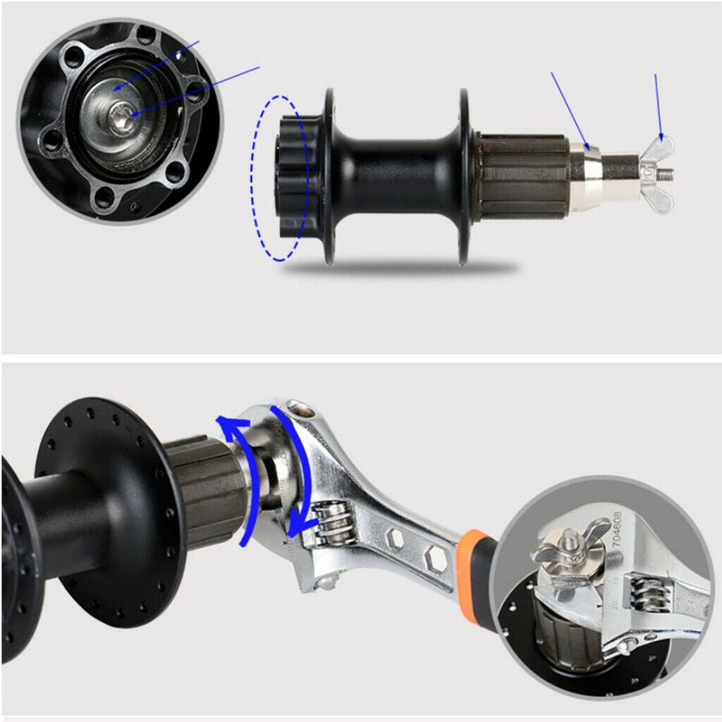 2X Bike Freehub Remover Removal Installer Stainless Steel Bicycle Hub