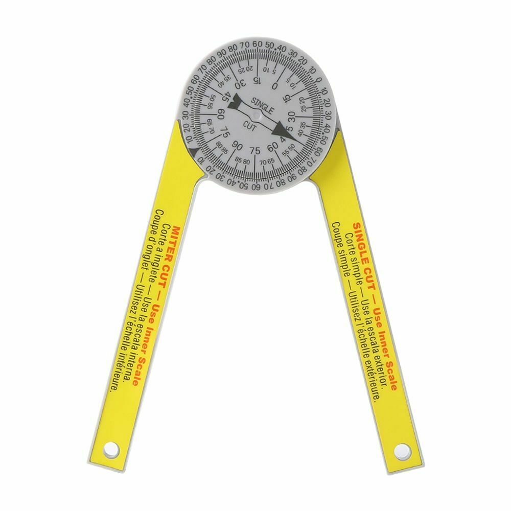 Miter Saw Protractor Accurate Angle Level Measurements Carpenter High-Accuracy