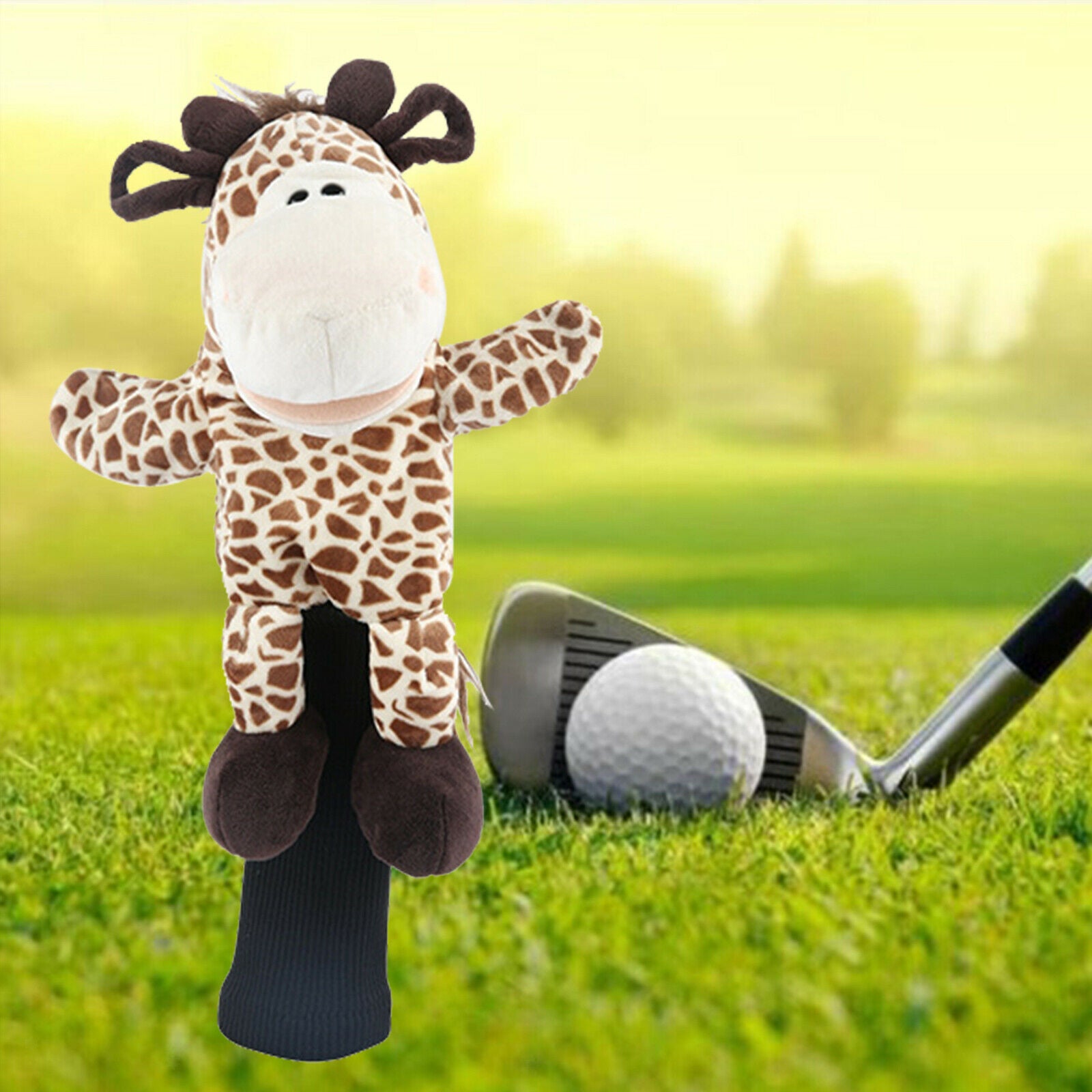 Golf Wood Driver No. 1/460cc Headcover Giraffe Golf Clubs Headcover