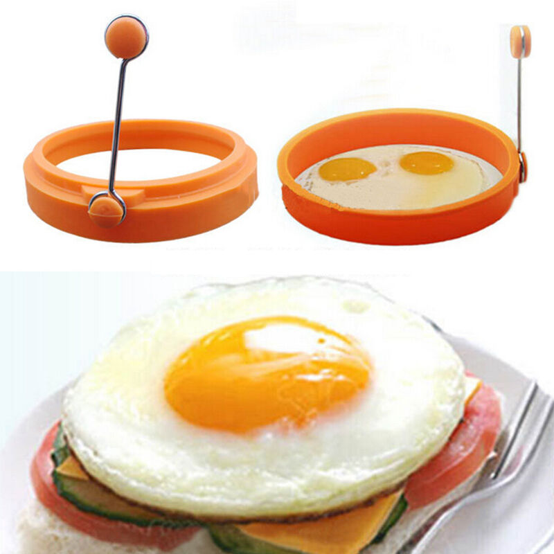 Kitchen Cooking Fried Egg Shaper Mold Ring Round Shape Pancake Mould Tool.l8