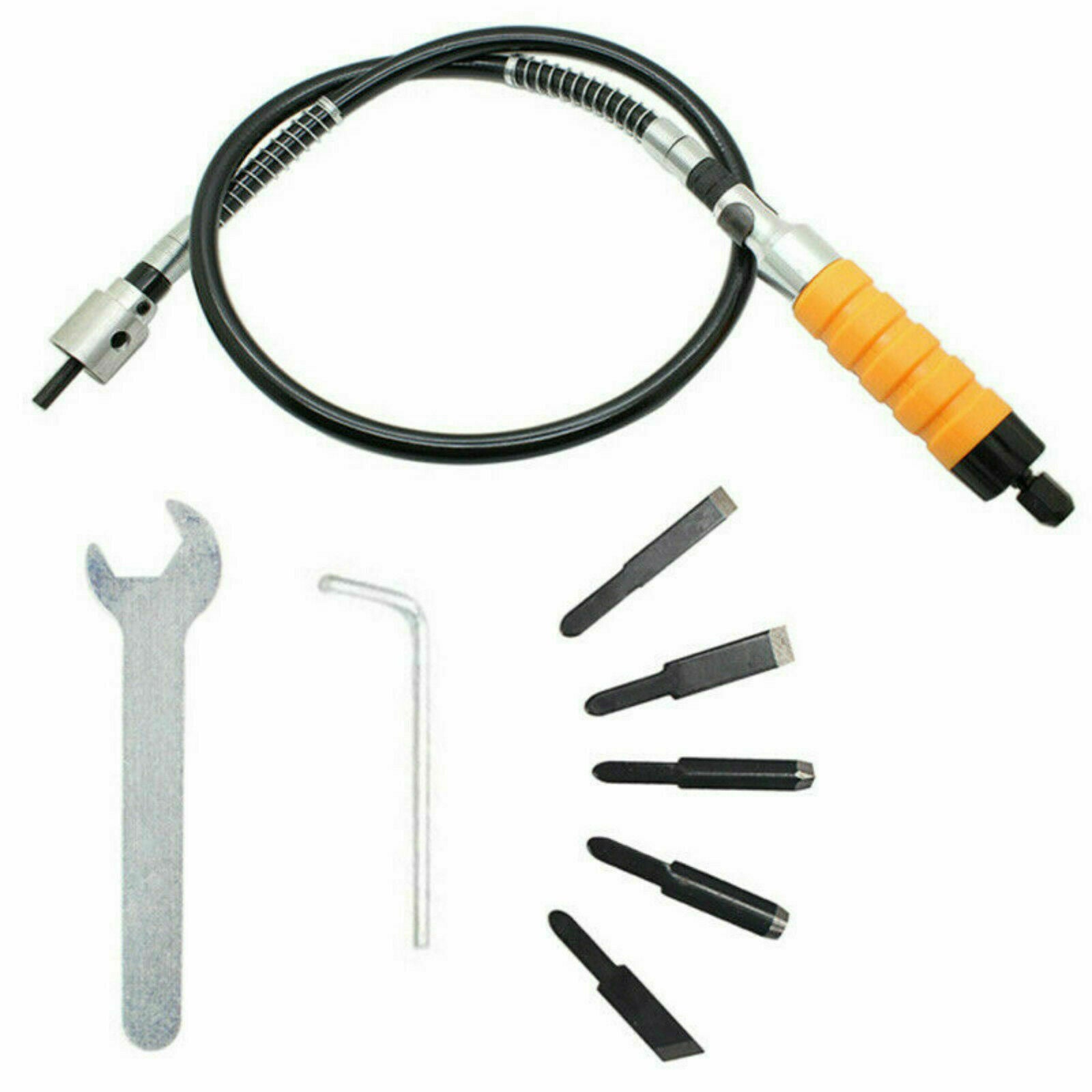 Wood Chisel Carving Knives Wrench Flexible Electric Drill Shaft Hand Tool Set