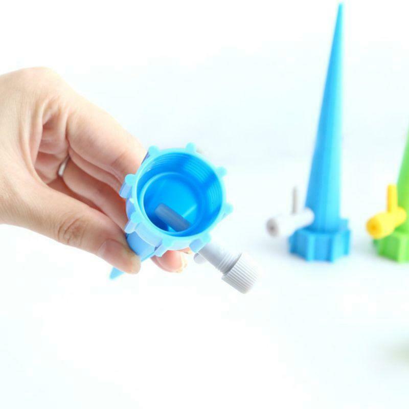 6 Pcs Automatic Watering Irrigation Spike Plant Flower Pot Drip Adjustable Water