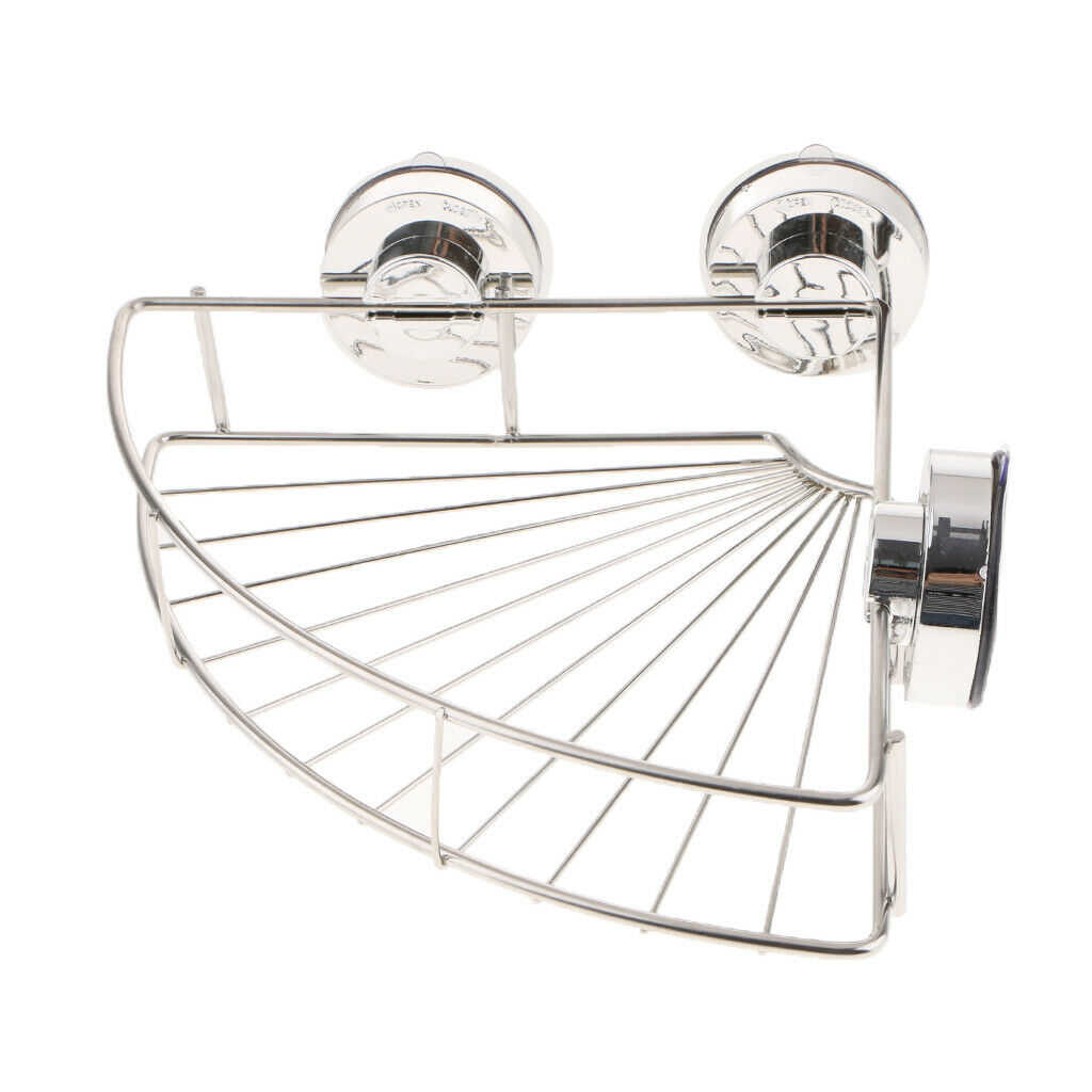 Corner Shower Caddy Suction Cup Stainless