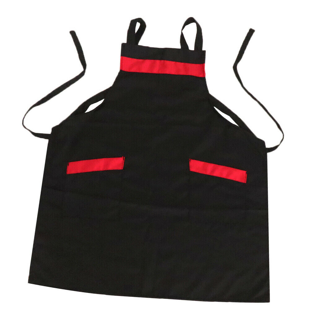 Fashion Sleeveless Cafe Restaurant Milk Tea Shop Waiter Home Apron Black