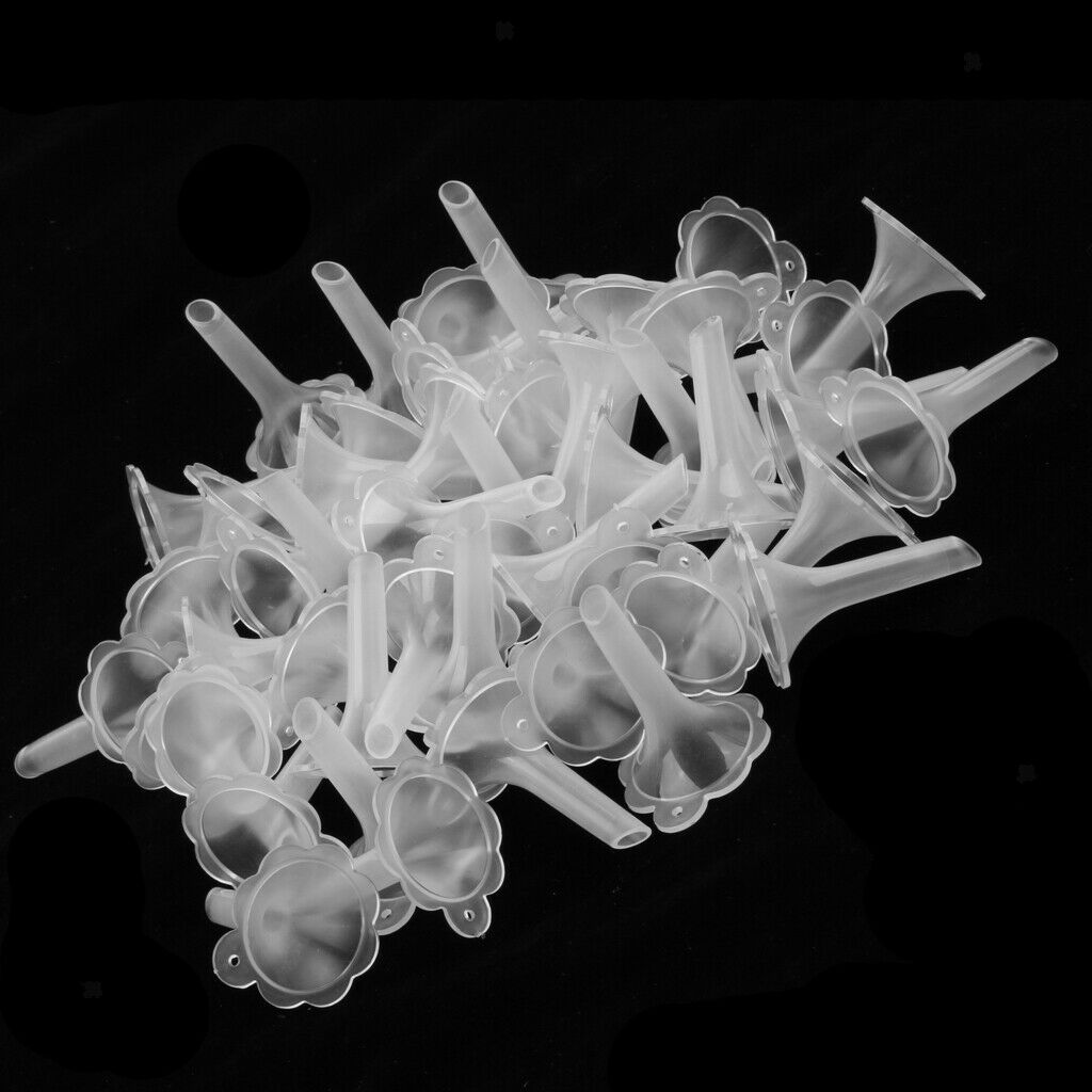 100 Pieces Mini Funnels for Filling Perfume Diffuser Bottle Liquid Oil