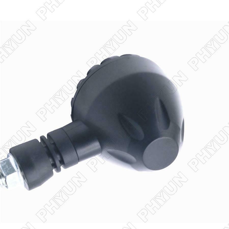 2x Motorcycle Turn Signal Lights Red DRL Lamps Water Flowing Rotating Universal