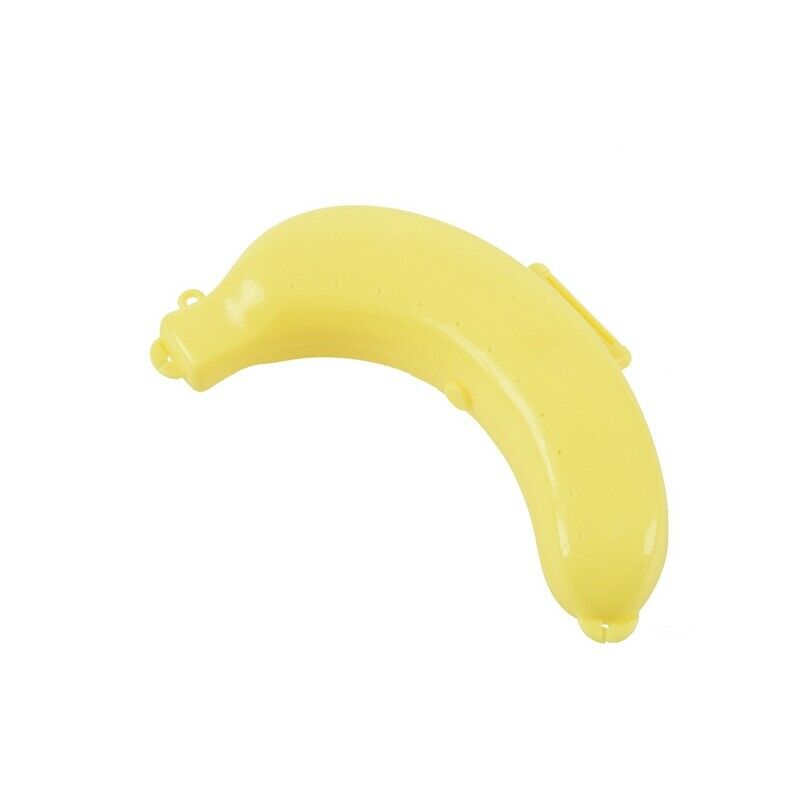 Banana Case Lunch Box Protector Container Holder Cer Storage - Yellow D4P8P8