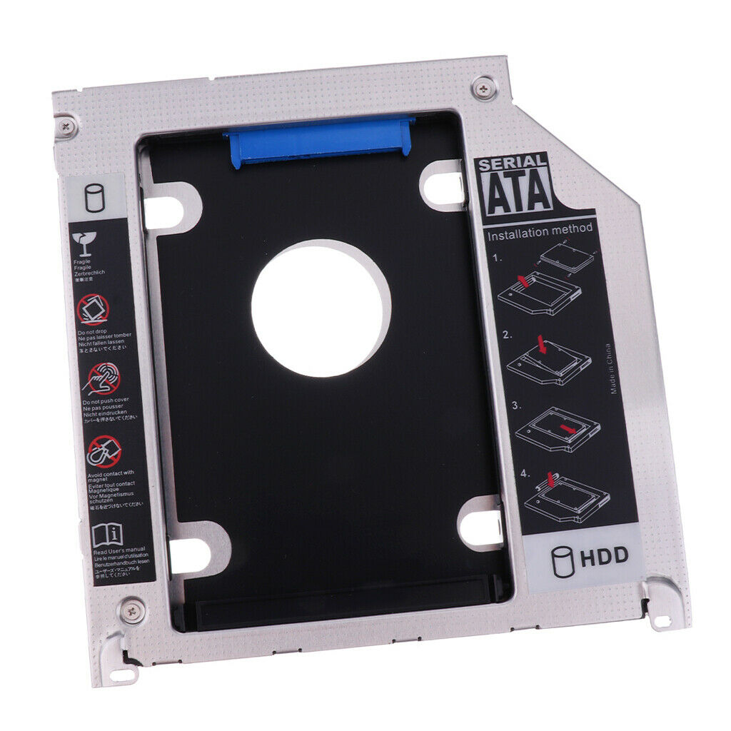 Hard Drive Tray 2nd HDD Caddy 2.5 Inch SATA3.0 I II III For MacBook Pro PC