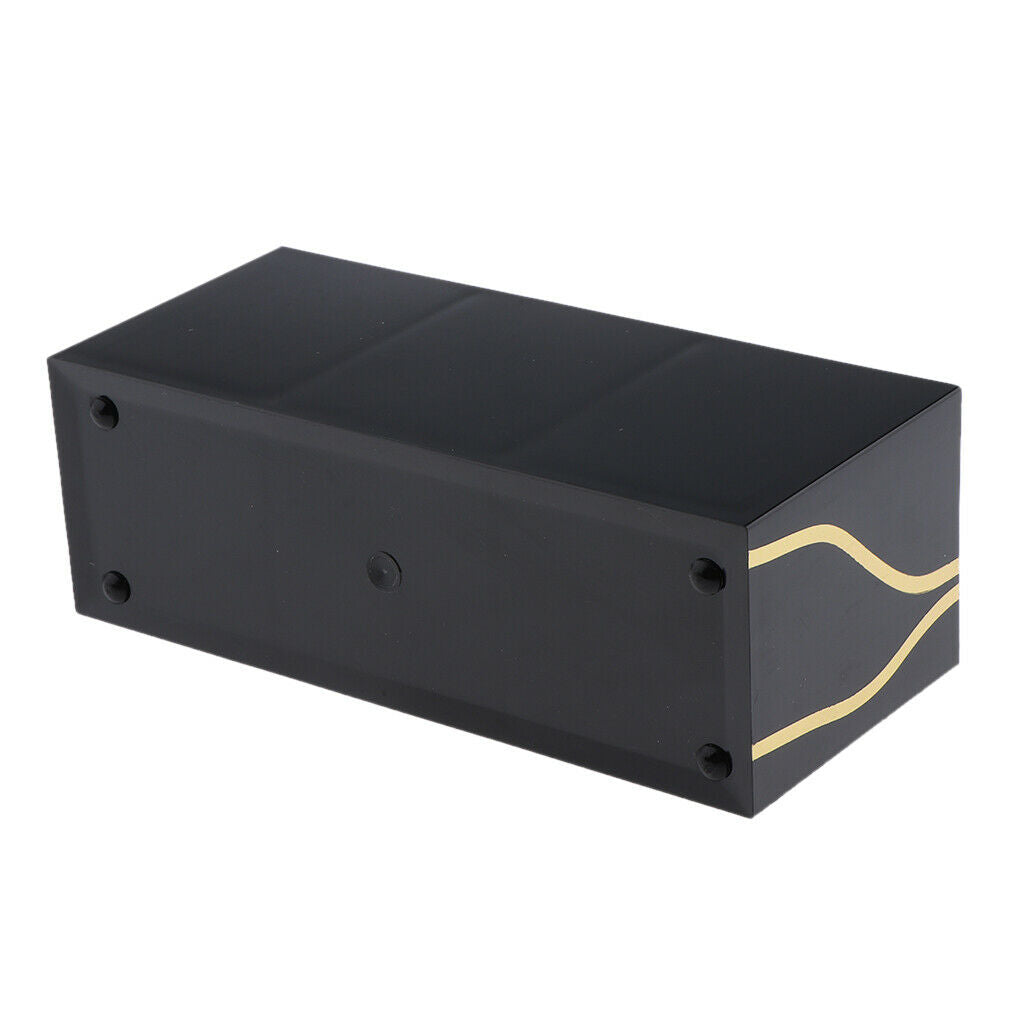 Makeup Brushes Display Holder Storage Container Acrylic Case with 3 Holes
