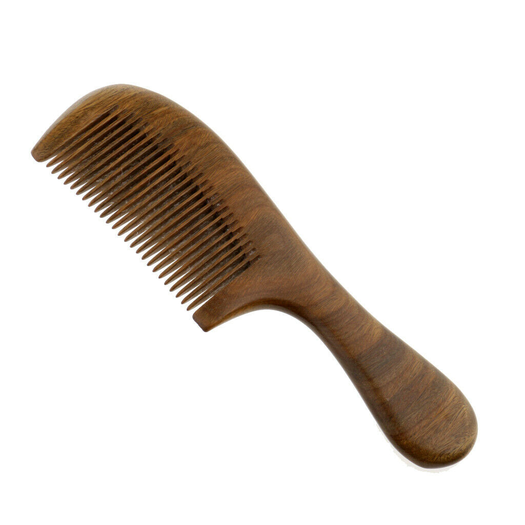 Sandalwood Handmade Wood Hair Care Massage Comb Fine/Close Teeth Anti-Static