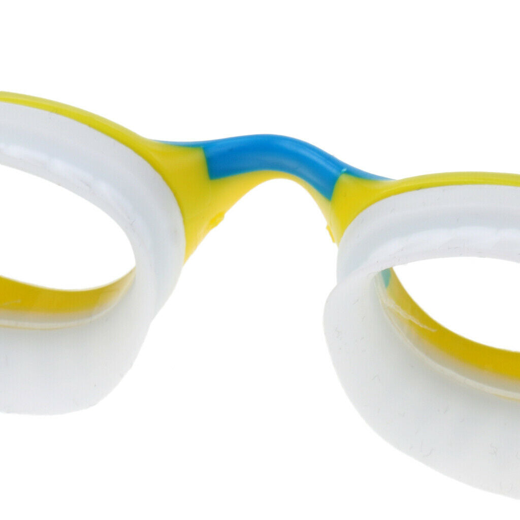Kids UV Protection Silicone Swimming Goggles Anti-fog Swim Glasses Yellow