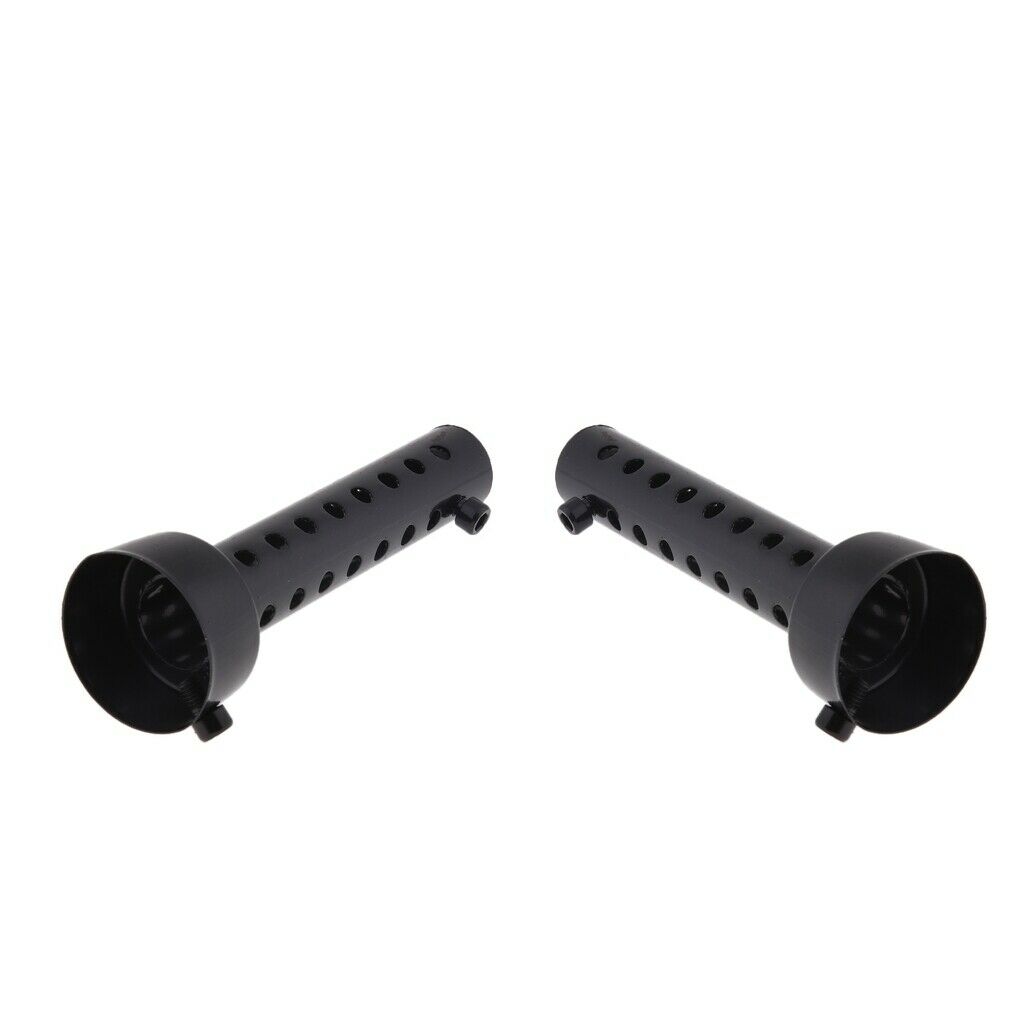 2pcs Motorcycle Motorbike 45mm Exhaust Can Pipe Baffle Muffler Silencer