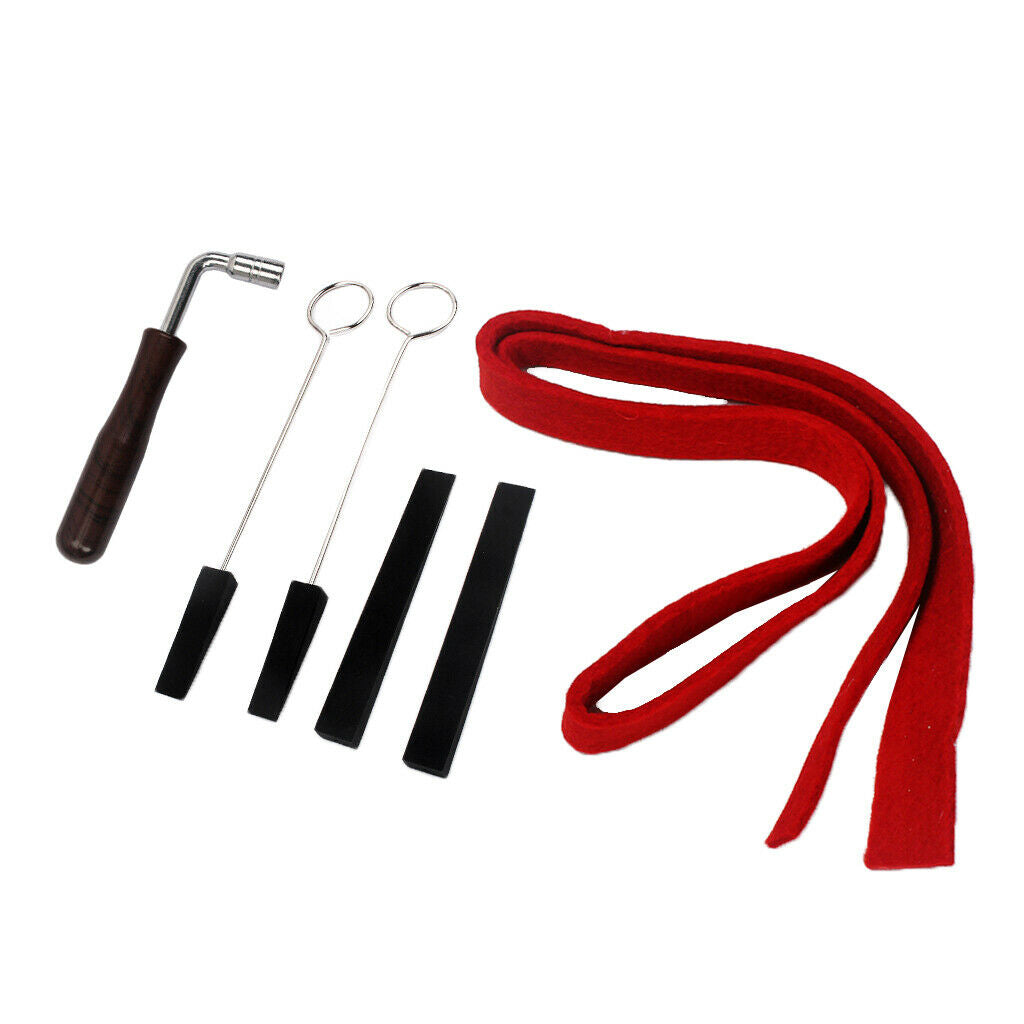 1 Set Piano Tuning Lever Tools Kit Rubber Mute Set Piano DIY Parts