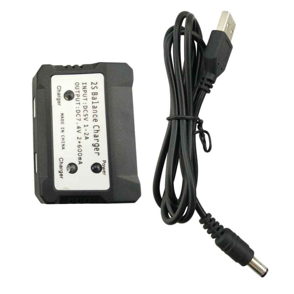 USB Plug 2S 7.4V Balance Charger for   H501S RC Aircraft Models Parts