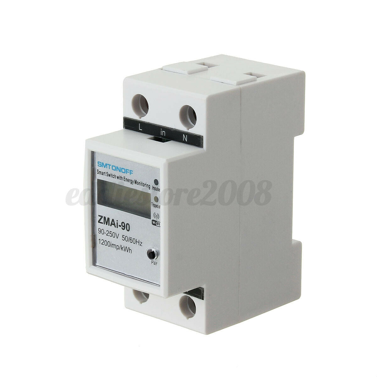 Electric KWh Smart Meter Single-phase Rail Meter Wifi Remote Contro