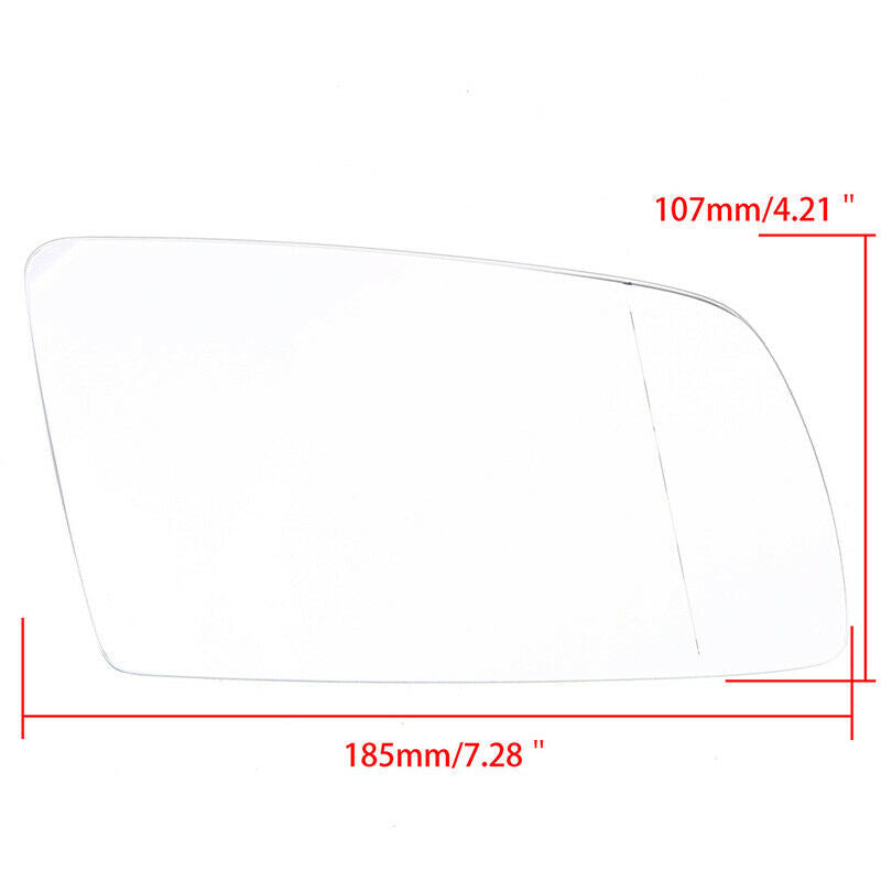 Pair Mirror Glass Heated LH RH For BMW 5/6 SeriesE60 E61 525i 528xi 530i 535i