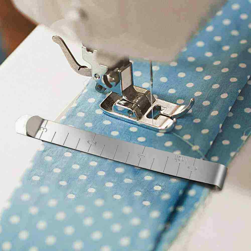 Metal Sewing Crimping Clip Steel Hemming Clips Ruler B1A new