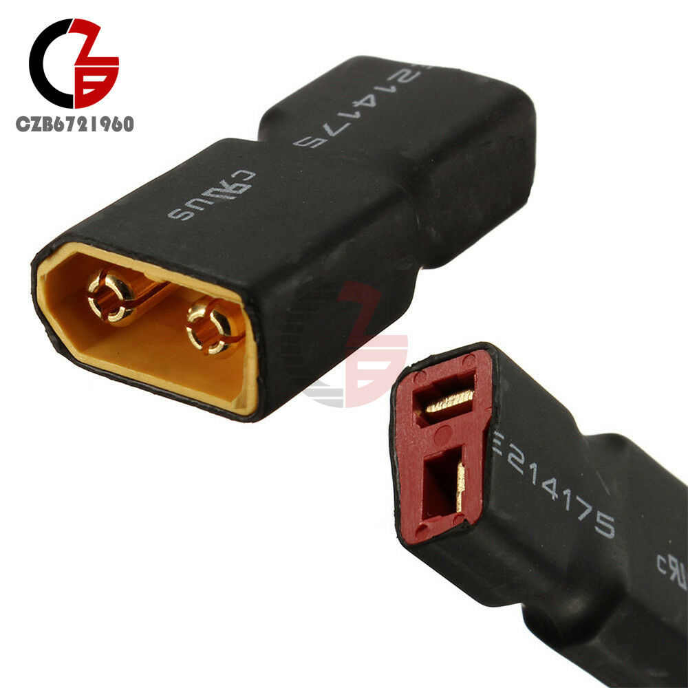 2PCS RC XT60 Male To Deans T Plug Connector Female Conversion Adapter For Car