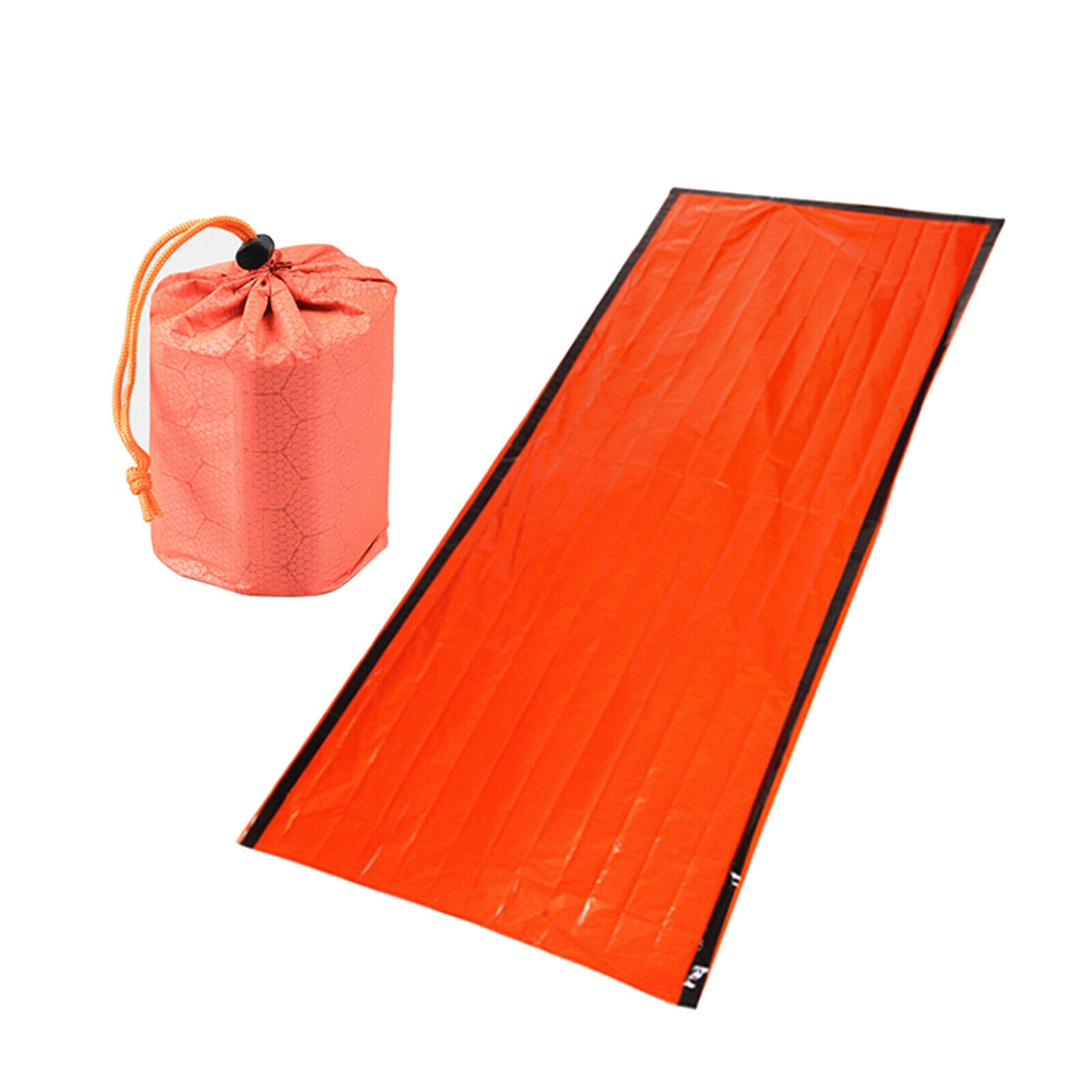 Outdoor Thermal Emergency Sleeping Bag Bivy Sack Survival Blanket Gear Hiking