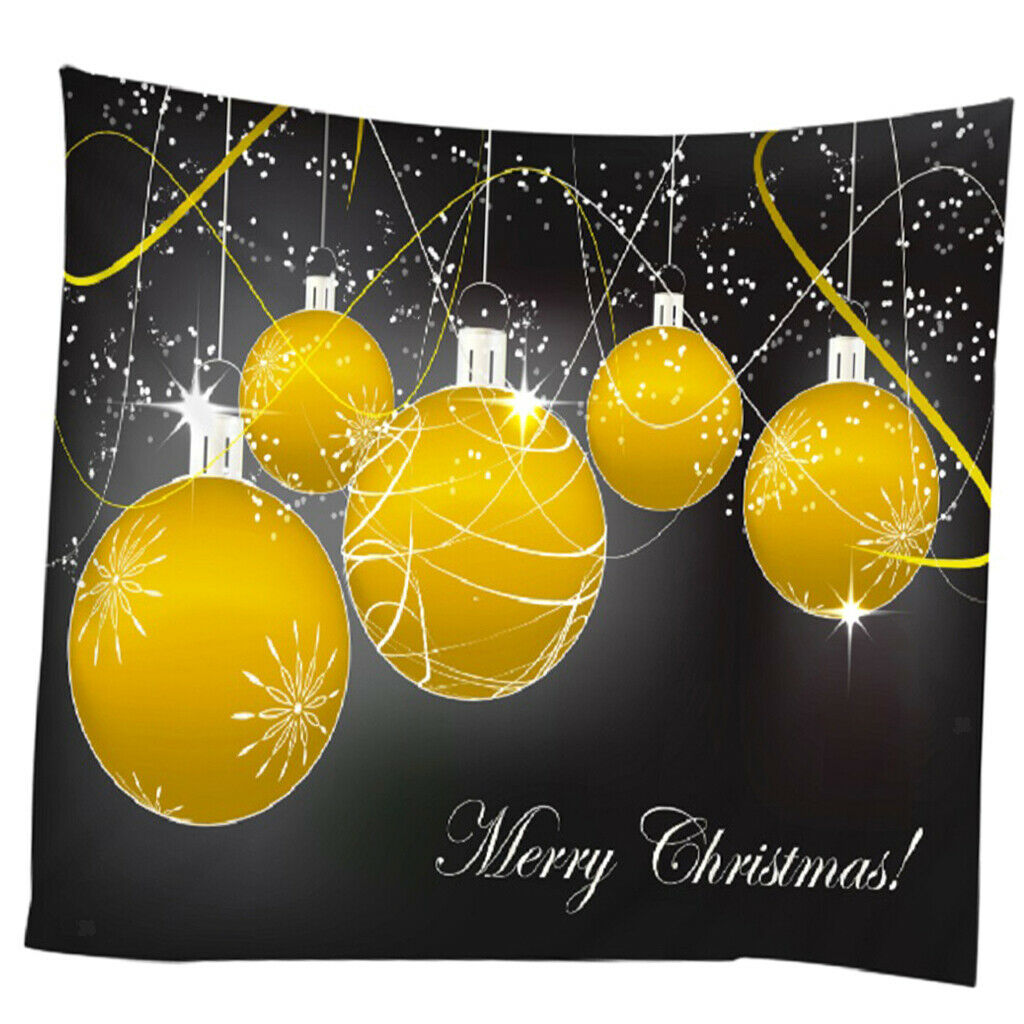 Christmas Wall Hanging Tapestry 150x150cm for TV Backdrop Home Decor Durable