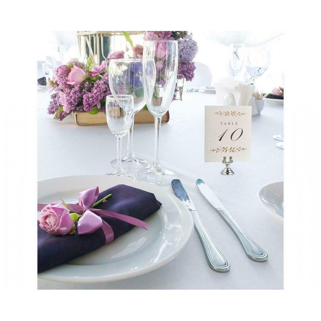 Set of 1 U Shaped Table Cards Holder Table Number Stands for Restaurant