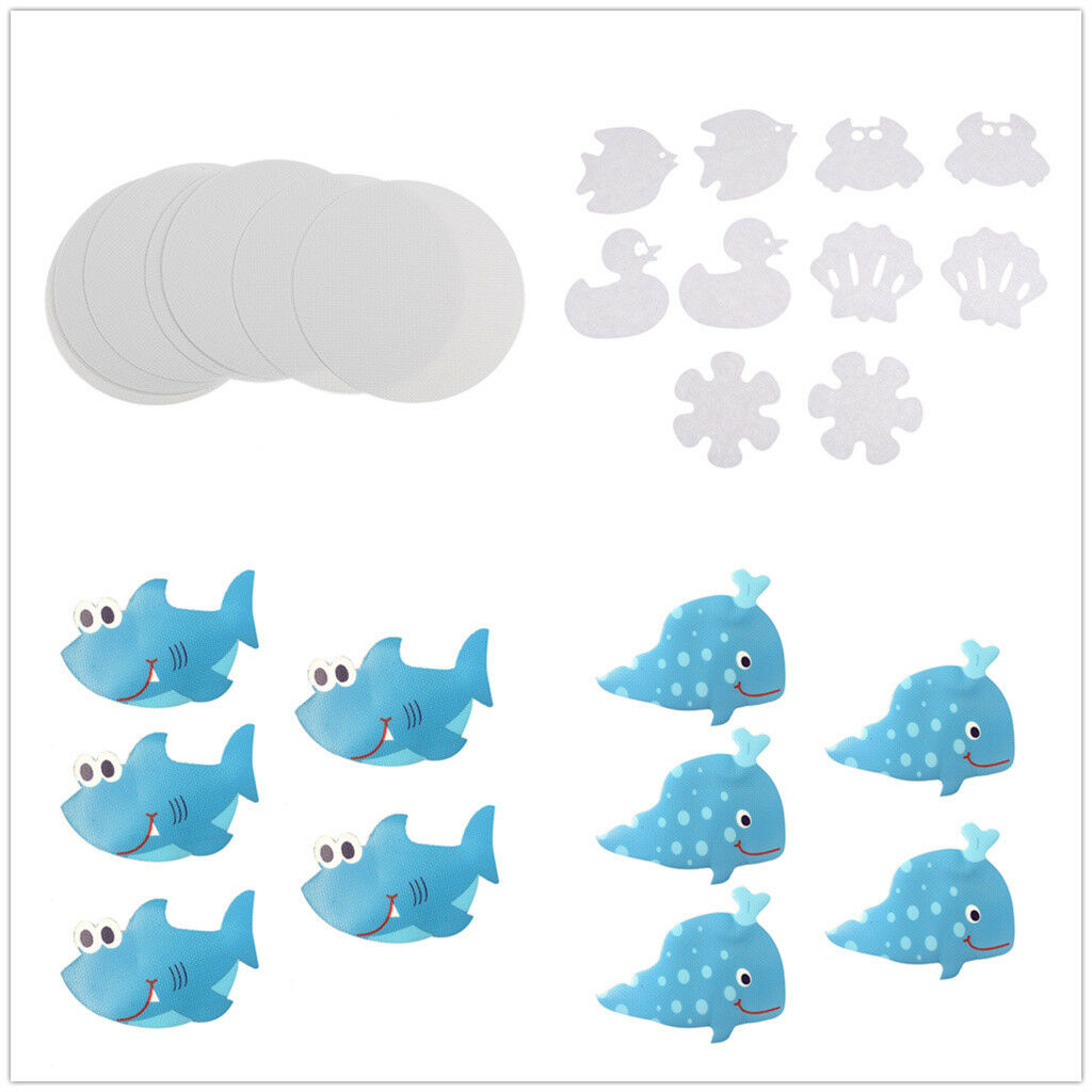 10Pcs Round Safety Bath Tub Treads Non   Applique Stickers Bathroom Mat