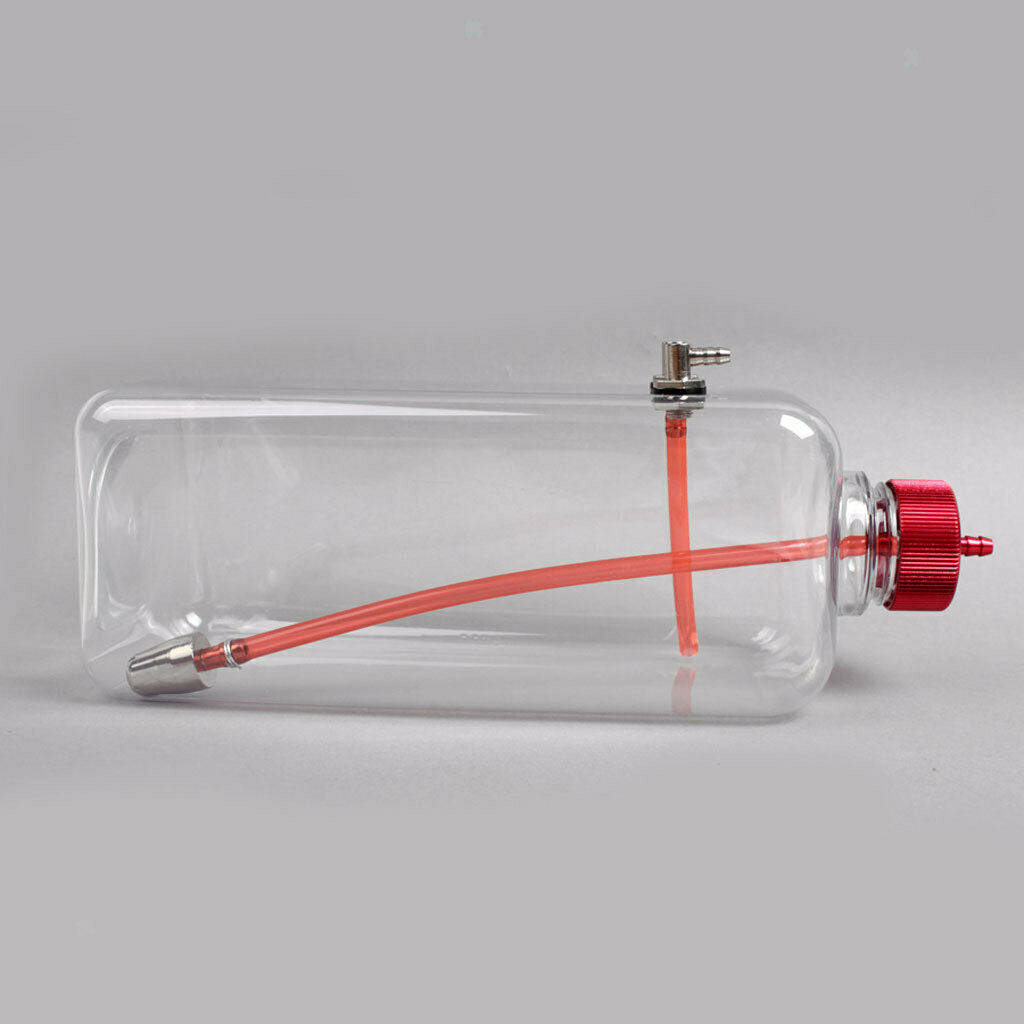 Transparent Plastic Fuel Tank with Metal   for Airplane Aircraft Rc 1000ml