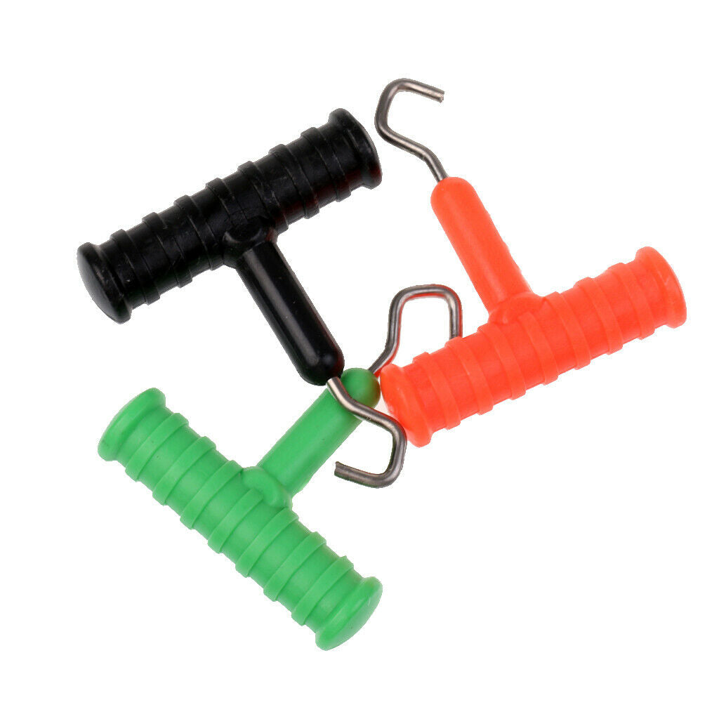 3Pcs Knot Tightener Puller Rig Knots Pulla Carp Fishing Tackle for Tying Rig