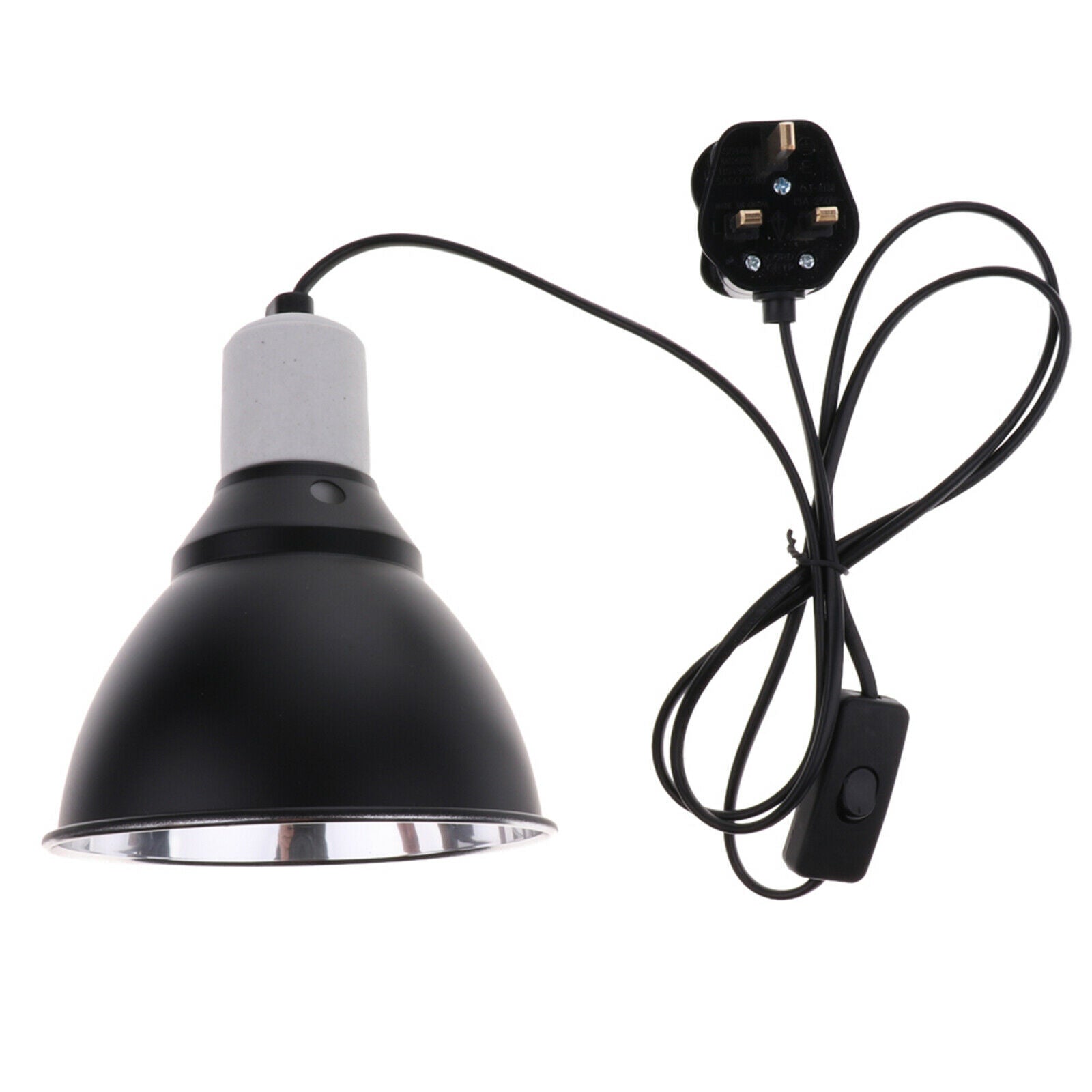 Set of 2, E27 Pet Reptile Amphibian Dome Reflector Lamp Holder Lampshade with