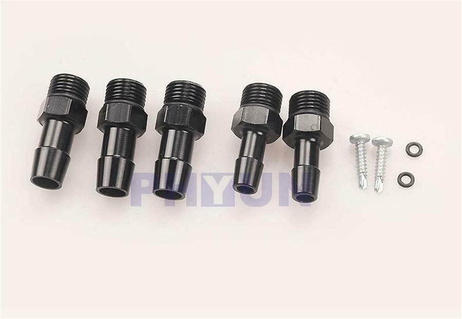 Universal 2-Port Oil Catch Can Tank Reservoir Drain Valve Breather Filter Kit