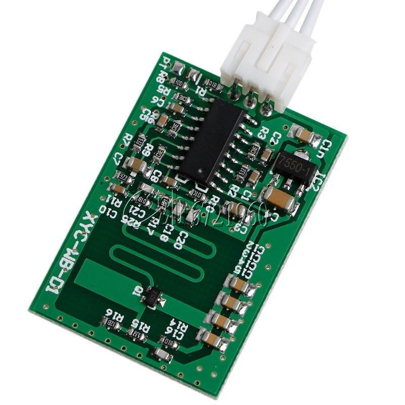 Control Home Light Switch Motion Sensor DC Microwave Radar Detector 3-8 M Module