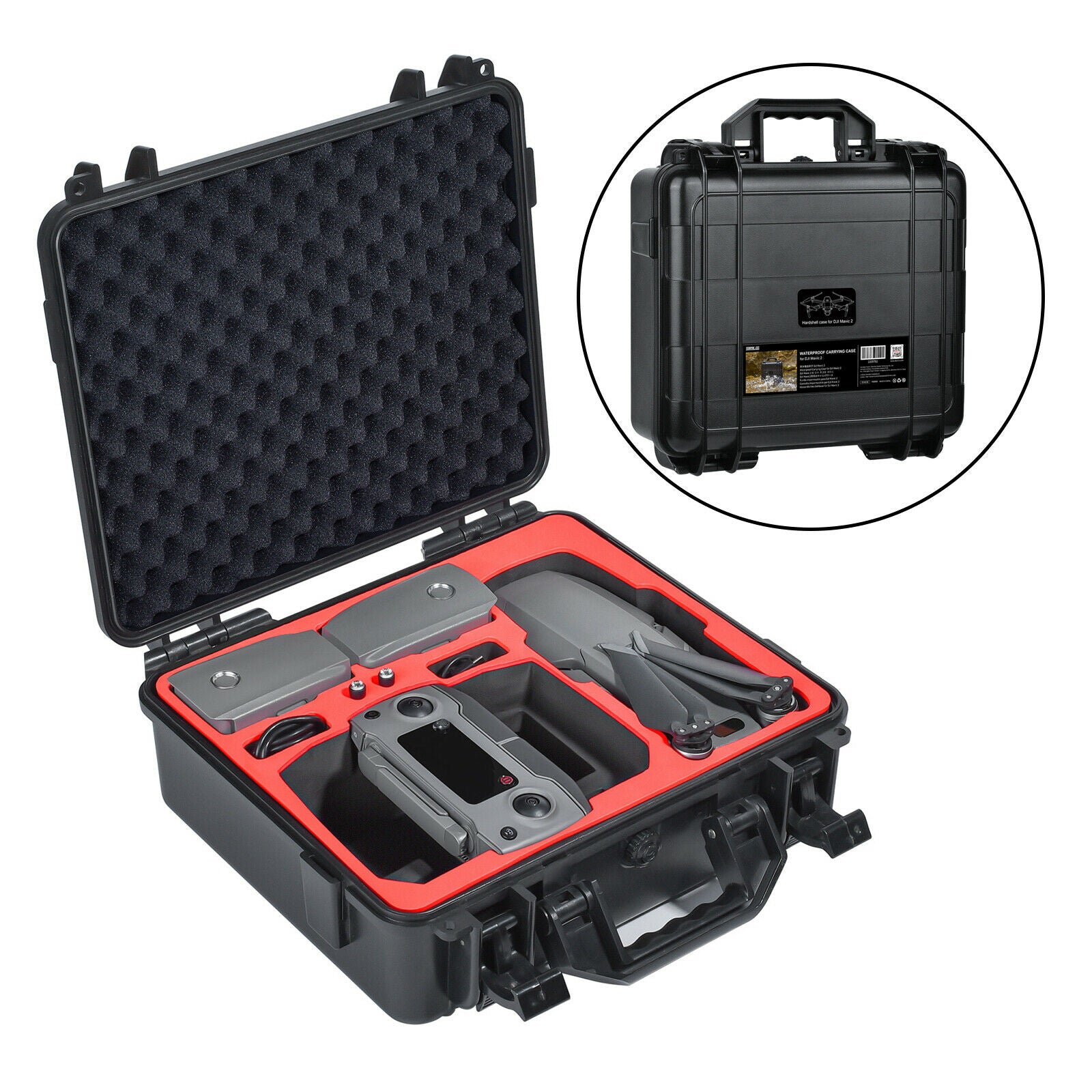 Storage Bag Case Box for DJI Mavic 2 Hardshell Handheld Carrying Handle