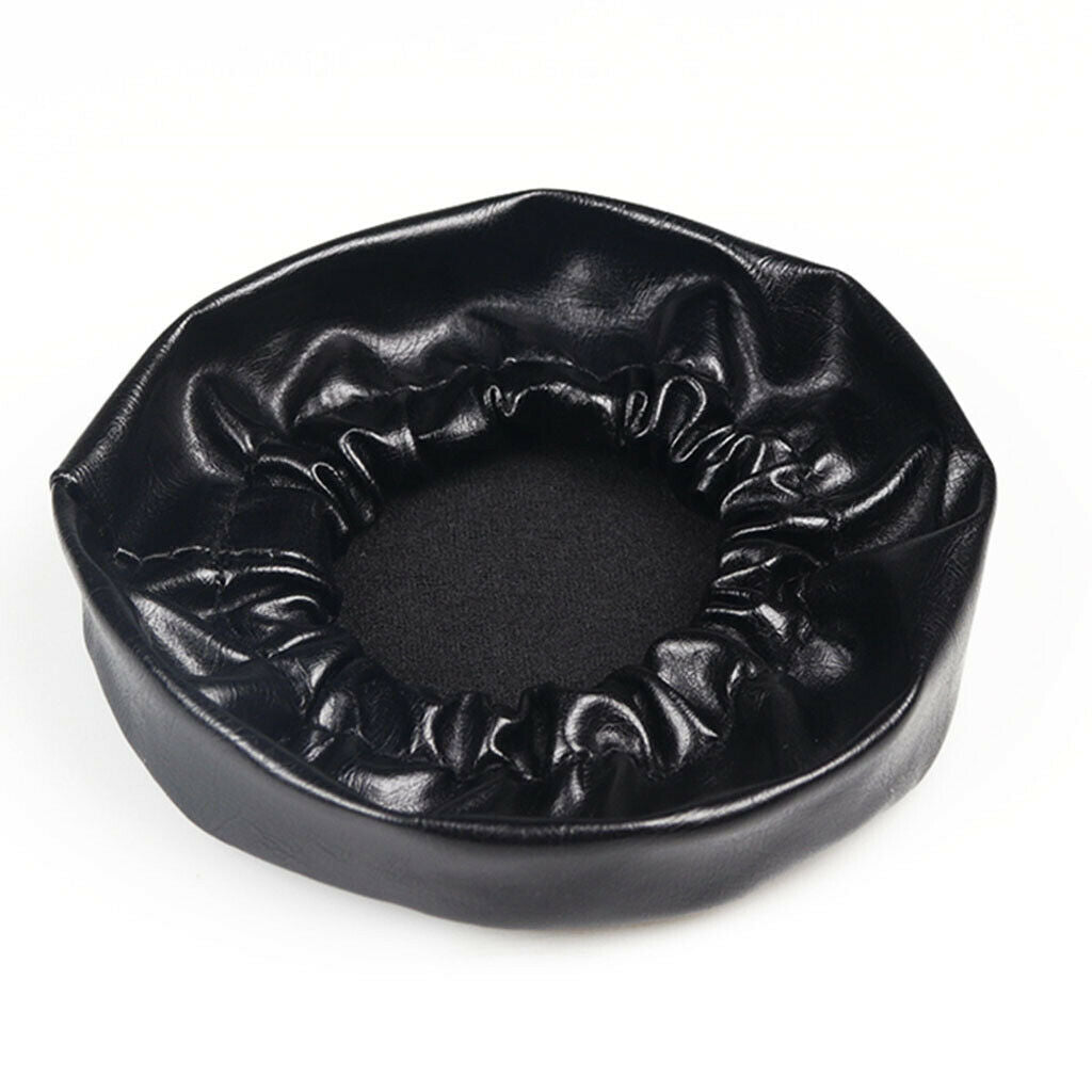 Black Spare Tyre Cover Leather Spare Tires Cover for 1/10 Scale RC Crawler