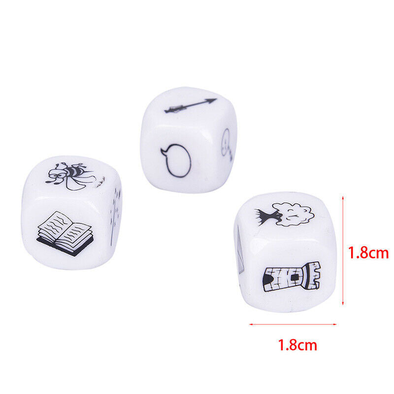 9pcs Story Dice Puzzle Board Game Telling Story Children Funny English GaTSJA%BD