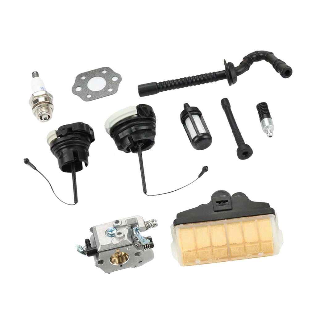 Carburetor Air Filter Fuel Oil   Hose Tube Tune Up Kit for Stihl WT286