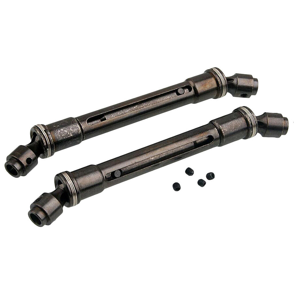 2pcs Metal Steel Universal Drive Shaft Dogbone 112-152mm For Rc Car 1/10