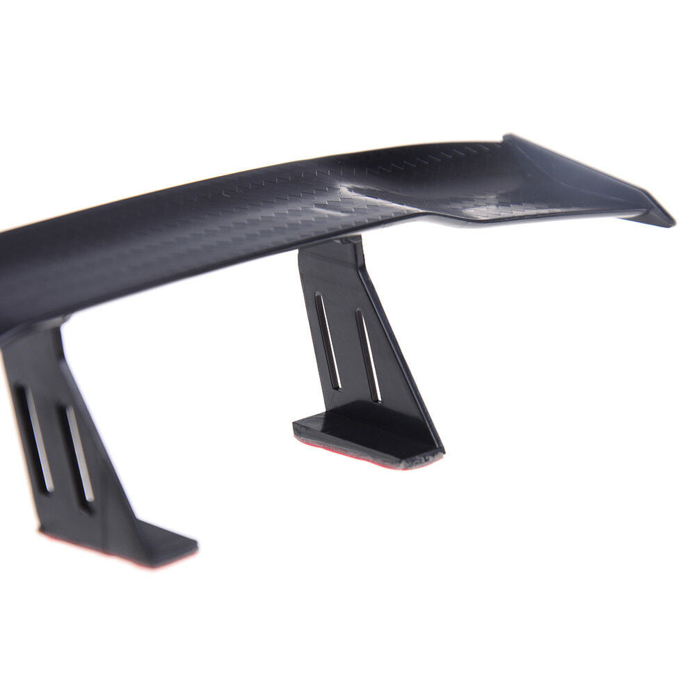 6.7" universal car tail wing gt carbon spoiler mini auto fiber decoratio.l8